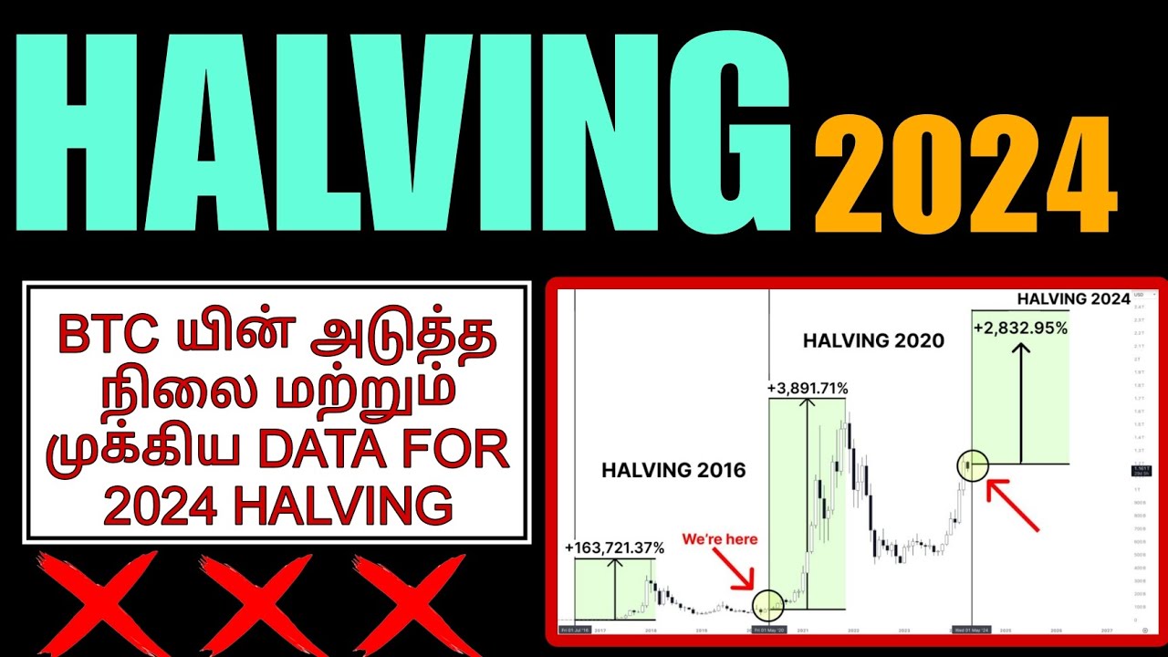 BITCOIN HALVING - 2024 ❌ PANIC IN MARKET| BITCOIN ANALYSIS TAMIL | 