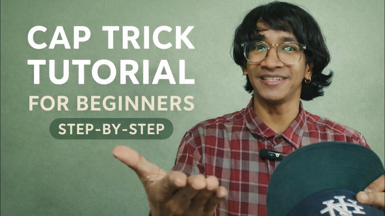 CAP TRICK 🧢 TUTORIAL FOR BEGINNERS #captricks 