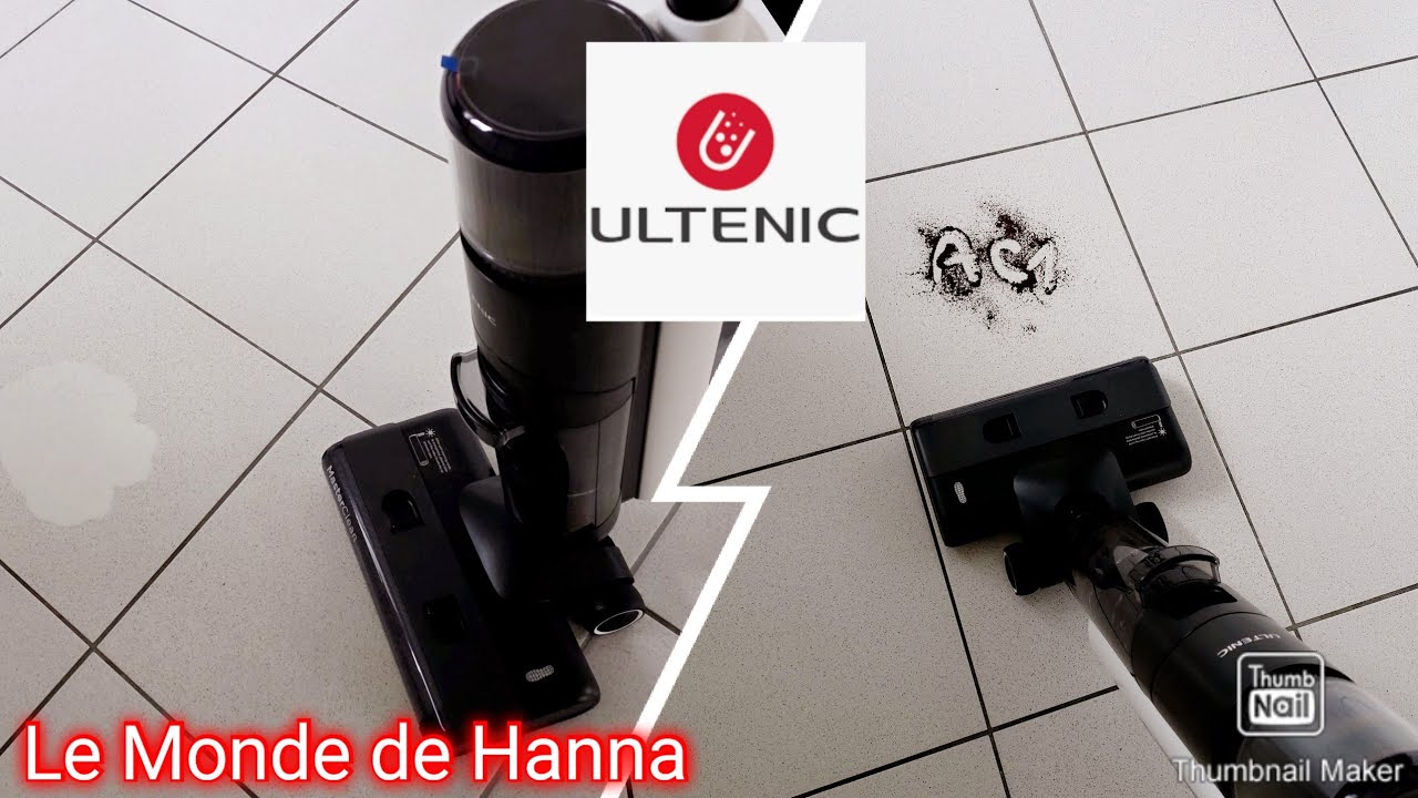 ASPIRATEUR LAVEUR ULTENIC AC1 ELITE TEST DES SOLS 🤩😍👌 PROMO
