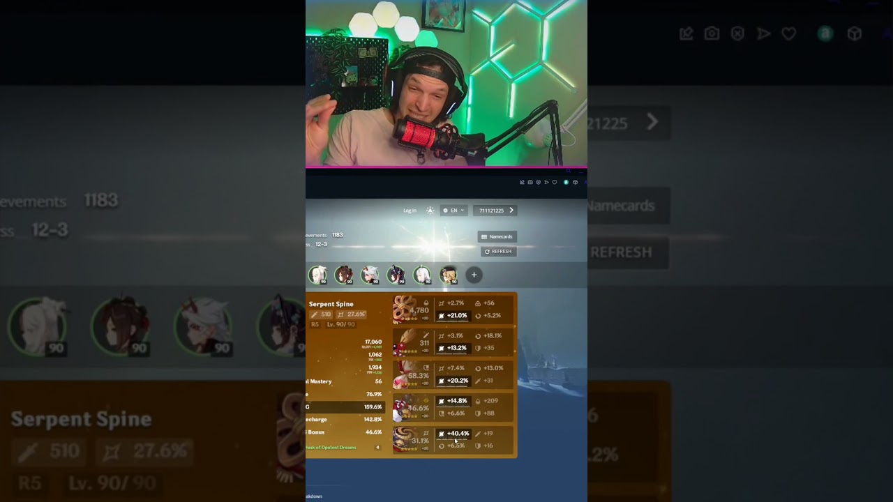 I Didn't Know Artifacts Could ROLL This High In Genshin Impact! 🤯