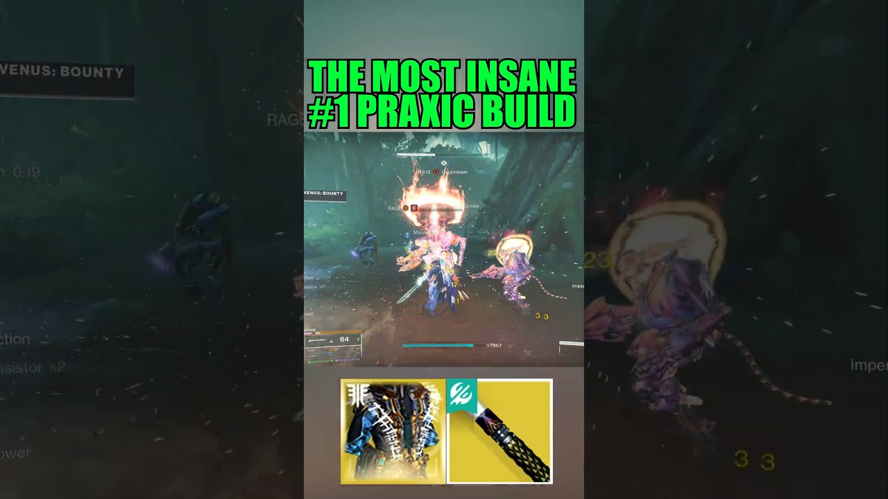 Warlocks Have the Most INSANE Praxic Blade Build..... Destiny 2