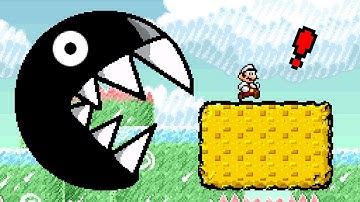 Super Mario Bros. X (SMBX 1.4.2) Custom Level - "CHAIN CHOMP CHAOS!"