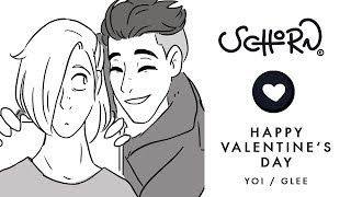 SchornEE - Happy Valentine's Day - YOI-GLEE [Animatic]