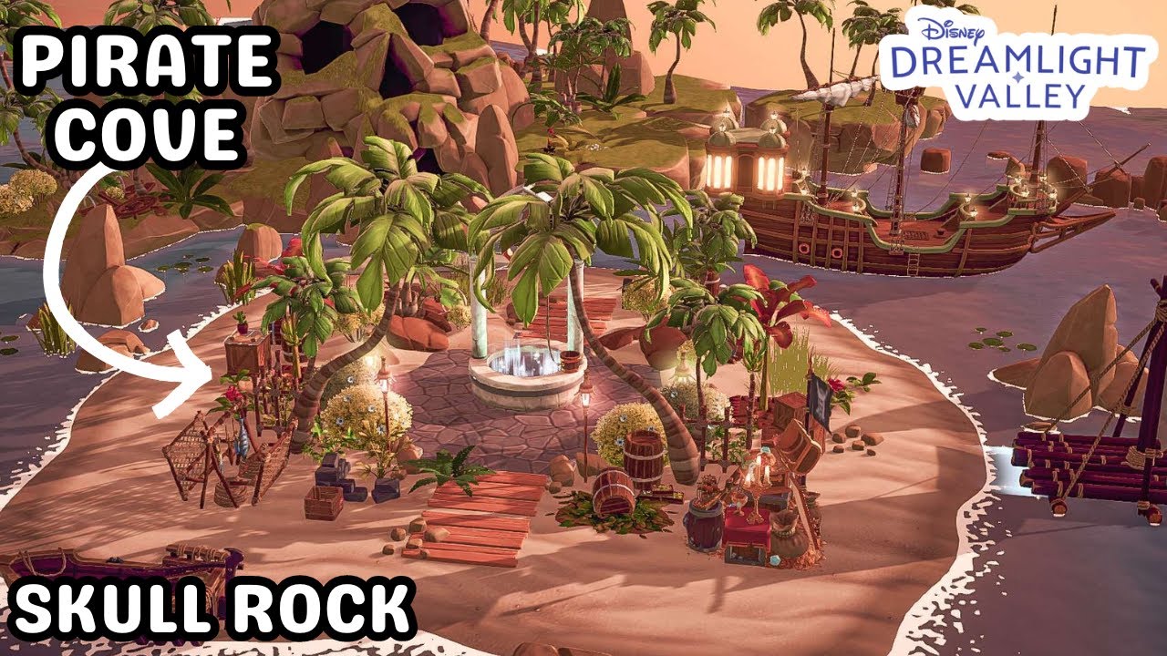 EASY PIRATE COVE SKULL ROCK DESIGN FUNCTIONAL FILLER BUILD DISNEY easy-pirate-cove-skull-rock-design-functional-filler-build-disney
