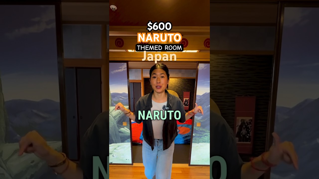 $600 NARUTO Themed Room in Japan! Is It WORTH It?