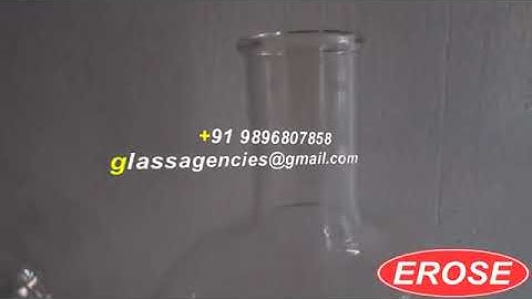 Flat Bottom Flask 3000 Ml, Borosilicate Glass By Glass Agencies