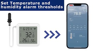 DAYTECH TH02: How to Set Temperature & Humidity Alarm Thresholds 24/7 Instant Alerts