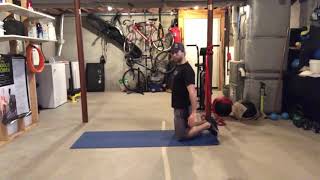Superman Leg Flutter Kicks w/ Arm Extension Hold
