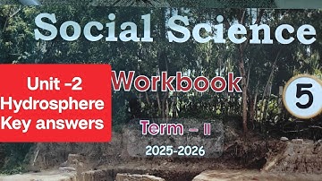 5th std term-2 social science unit-2 Hydrosphere key answers….2025-26