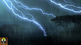 Thunderstorm Sounds with Rain, Lightning Strikes and Strong Thunder Rumble to Sleep, Study, Relax screenshot 1