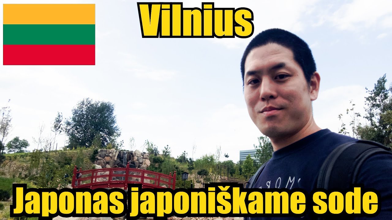 Japonas lanko Vilniaus japonišką sodą Šnipiškėse.
