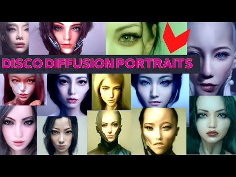 Portraits with DISCO DIFFUSION v5.6 (I Don't Seek "Sharpness", but Emotion).