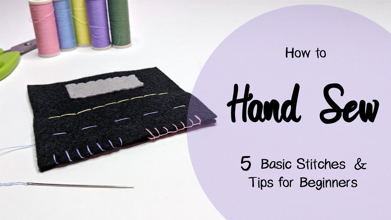 6 Basic Hand Sewing Stitches To Us For Making Softies – Mignon Prider Design