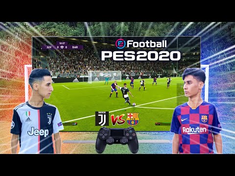 JUVENTUS vs BARCELONA PEGOU FOGO NO PS4! e-FOOTBALL PES 2020 DESAFIOS DE FUTEBOL ‹ Rikinho ›