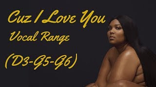 Lizzo Vocal Range: Cuz I Love You (D3-G5-G6)