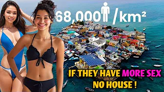 THE WORLD'S MOST CROWDED ISLAND - SEXY WOMEN and HOT PARTIES 🇨🇴 - Santa Cruz  Documentary VLOG
