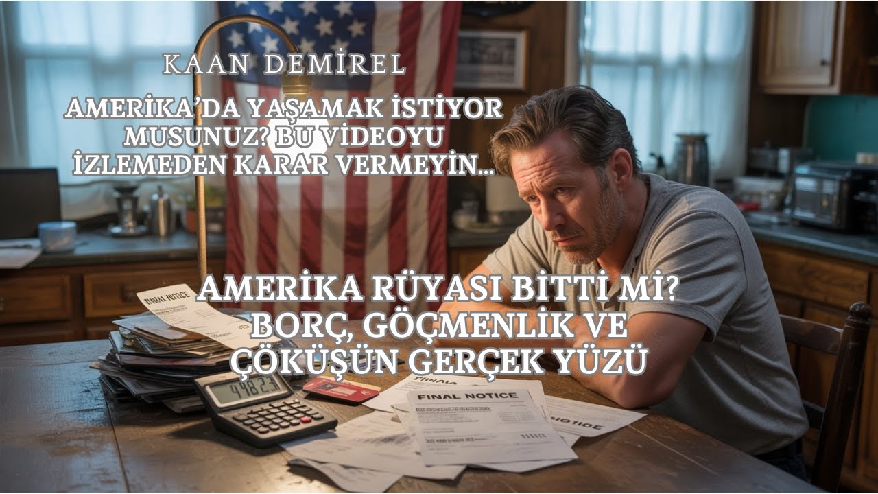 AMERİKA'DA YAŞAM - “Amerika Rüyası Bitti mi? Borç, Göçmenlik ve Çöküşün Gerçek Yüzü”