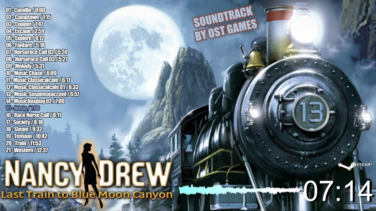 Nancy Drew: Last Train to Blue Moon Canyon OST | 2005 | PC - full soundtrack in one video