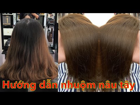 Màu Tóc Nâu Tây Lạnh - Hướng dẫn nhuộm màu nâu tây, nâu lạnh