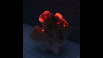 Cinema 4D  explosion with TFD and Redshift