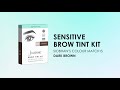Dark Brown Sensitive Brow Tint Kit