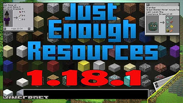 Just Enough Resources (JER) Mod 1.18.1 & How To Download and Install for Minecraft
