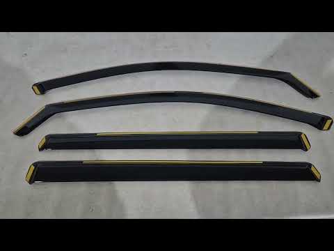Вітровики на вікна вставні Niken Luxury (4 шт) для Mazda CX-80 2024- рр, видео 1