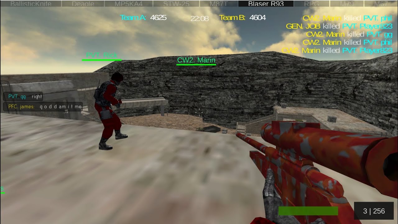 Climbing on the roof of the bunker of Crazy Shooters 2 through a secret  path (endless game) 