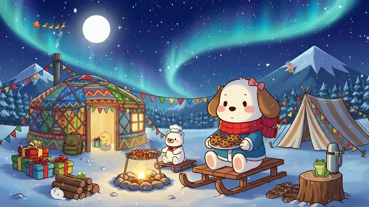 Winter Joy Lofi 🍪 Uplifting lofi vibes for happy camping