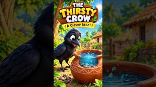 The Thirsty Crow 🐦💧 | A Clever Idea Can Solve Any Problem! | Kids Moral Story |
