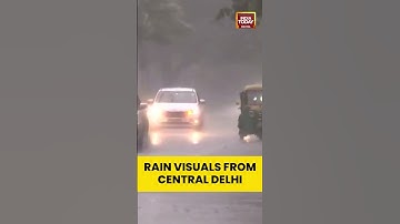 Heavy Rainfall Lashes Parts Of Delhi | India Today