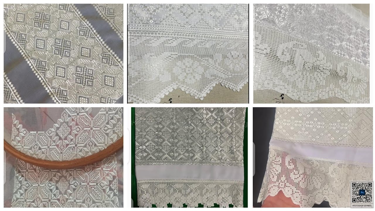 جدیدترین دیزاین های شلوار هزارگی خامک و بافت شده/الگو خامک و بافت پاچه شلوار هزارگی دخترانه