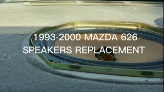 Athlete Statistics 1993-2000 MAZDA 626 REAR SPEAKER REPLACEMENT EASY!!!