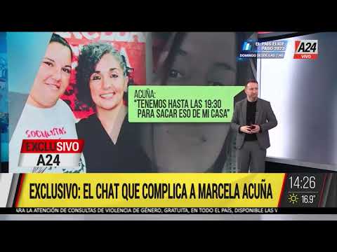 ?EXCLUSIVO: LOS CHATS QUE COMPLICAN A MARCELA ACUÑA: 