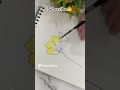 Try this✨simple flower🌻#art #short #satisfying #drawing #watercolor