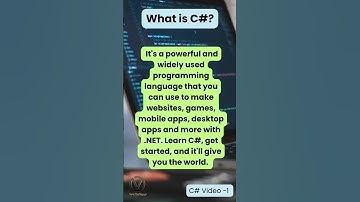What is c#   programming tips #programming #csharp