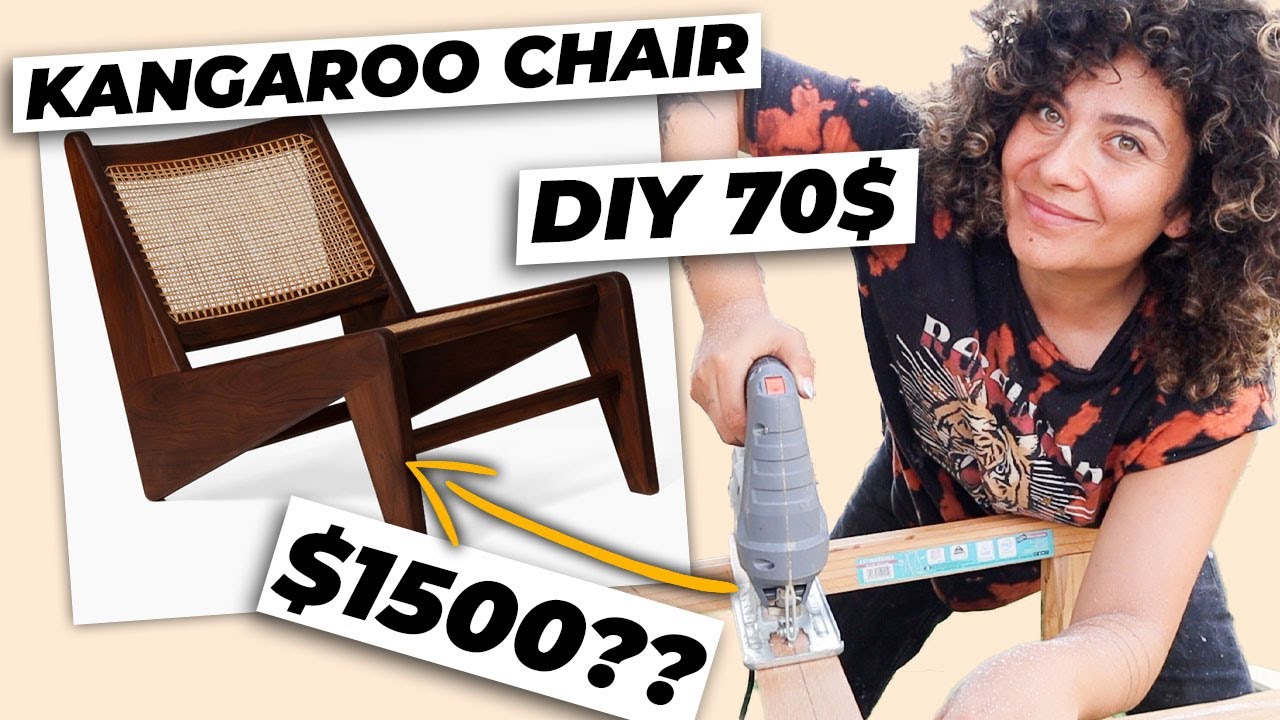 KANGAROO CHAIR // DIY // WOODEN CHAIR BY PIERRE JEANNERET JUST IN ONE DAY