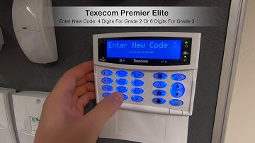 Texecom Premier Elite Change Master Code