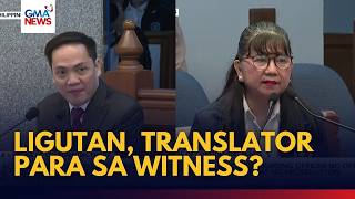 Translator Ligutan, pansamantalang translator ni OVP witness Acosta sa pagbibisaya | GMA News