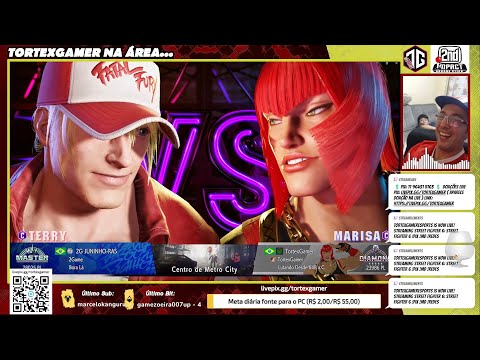 ALUNO VS MESTRE - Juninho RAS ( TERRY ) VS TortexGamer ( MARISA ) - STREET FIGHTER 6 RANKED MATCH