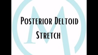 Posterior Deltoid Stretch Industrial Athletes Mcbrearty Chiropractic Chiropractor Canton Ohio