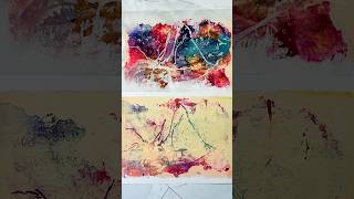 Alcohol Ink on the Gelli Plate - Tissue Paper and Cardstock #gelliplate #alcoholinkart #monoprinting