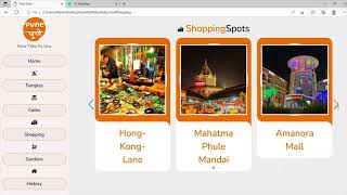Responsive Travel Website using HTML, CSS & JS- Source Code available | Explore Pune | Microproject Guide