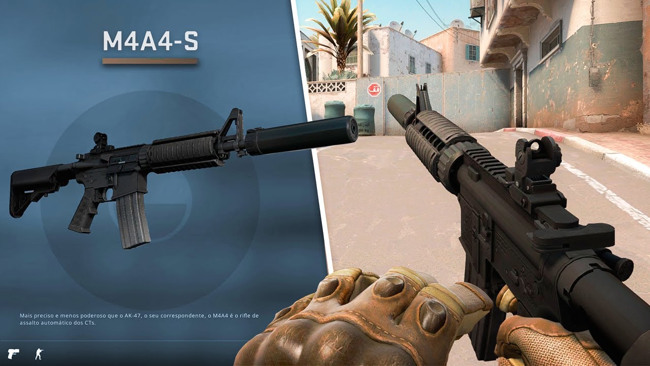 Usei a nova M4A4 SILENCIADA no CS:GO (MUITO SATISFATÓRIO) - YouTube