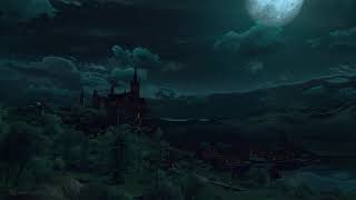 The Witcher Music \& Ambience _ Peaceful Night in Toussaint in 4K