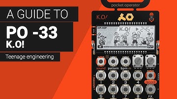 Using PO-33 K.O! from Teenage Engineering , complete in depth guide tutorial.