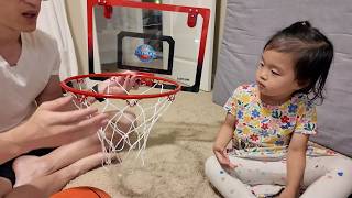 Noiseless Indoor Basketball? Over the Door Hoop & Silent Ball Review screenshot 2