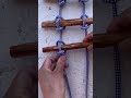 Practical rope ladder knotting methods