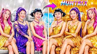 Rich Vs Broke Vs Giga Rich Girl At K-pop Demon Hunters Makeover Contest!