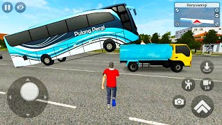Long Bus Driving To Denpasar - Bus Simulator Indonesia 2023 - Android Gameplay screenshot 3